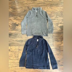 Crewcuts Boys' sueded cotton half-zip pullovers